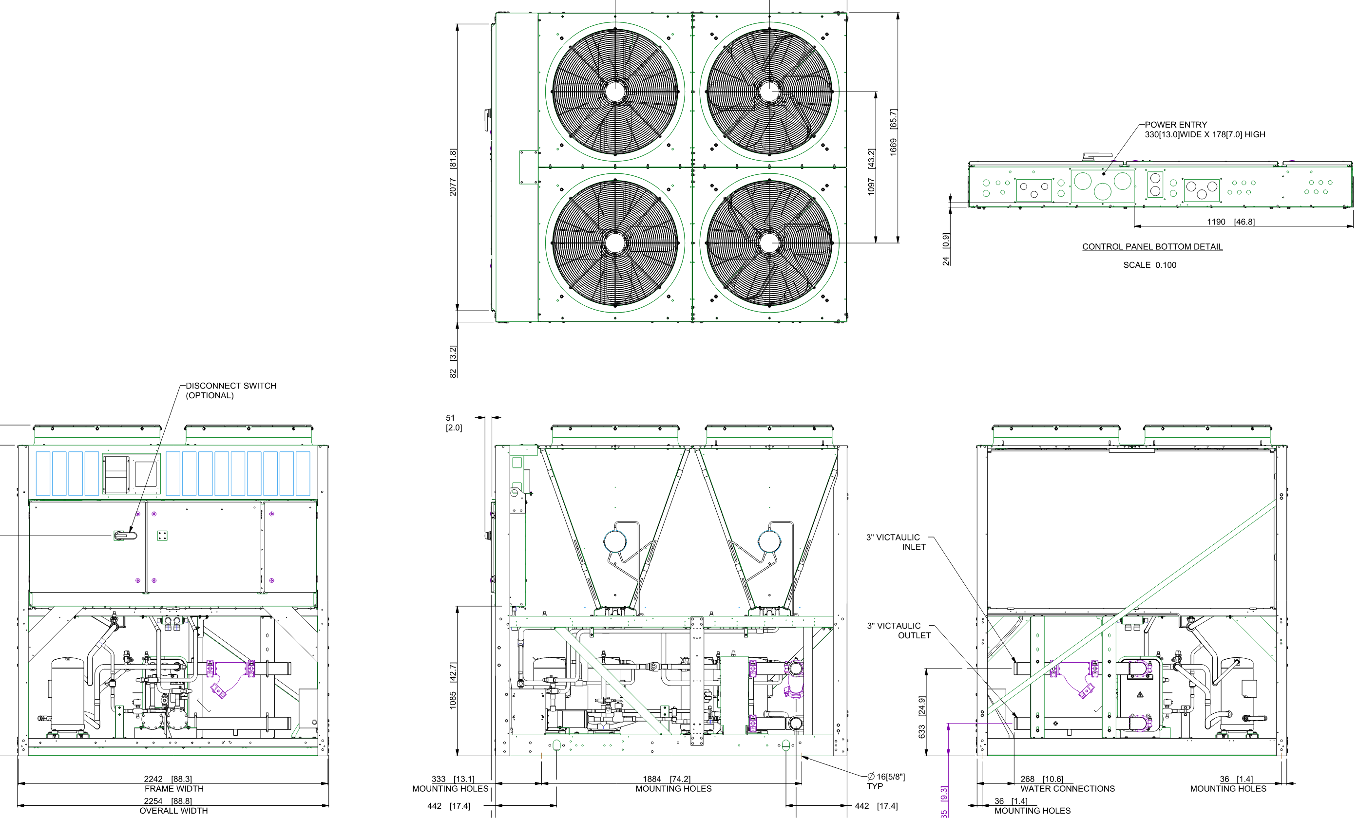 Retrofit: Mechanical design services for the replacement of central chiller.