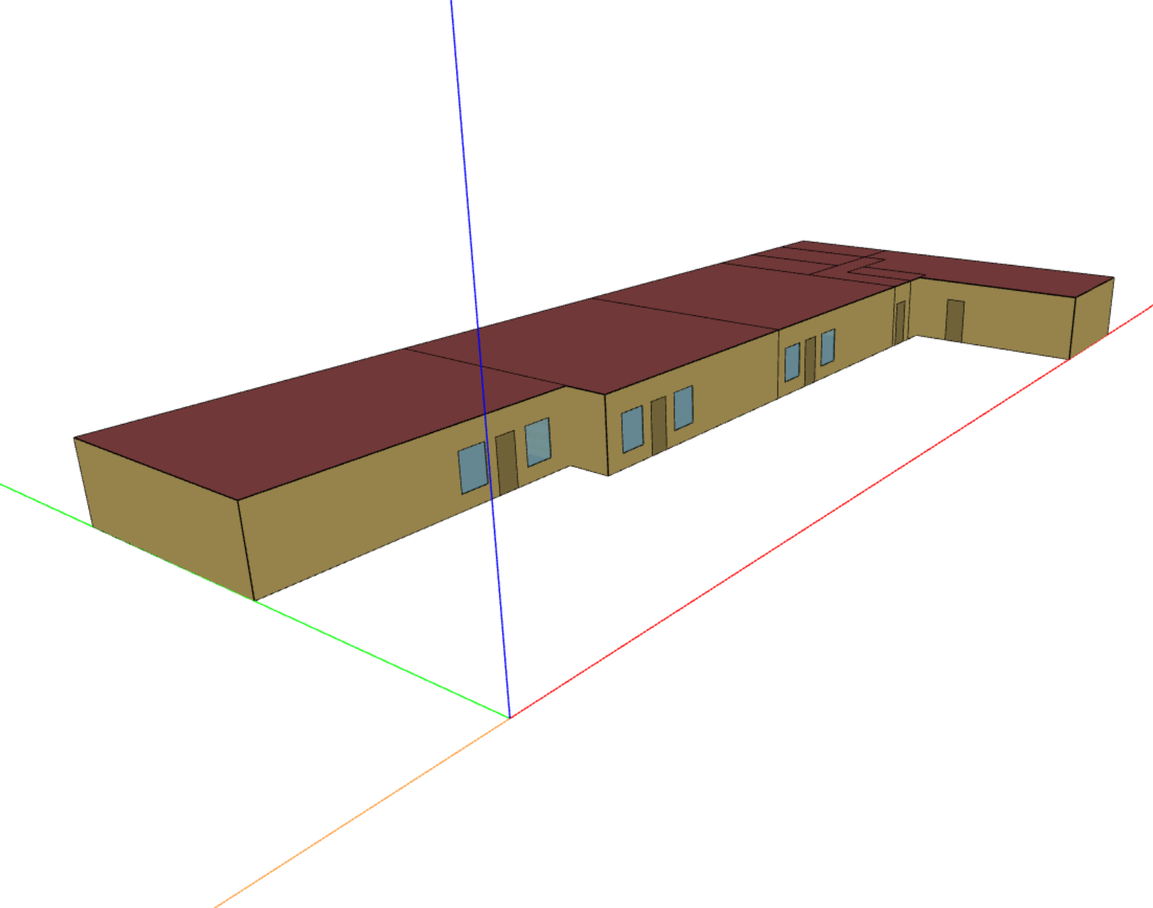 New Construction: New retail spaces building for small business start-ups; 5,000 square feet.