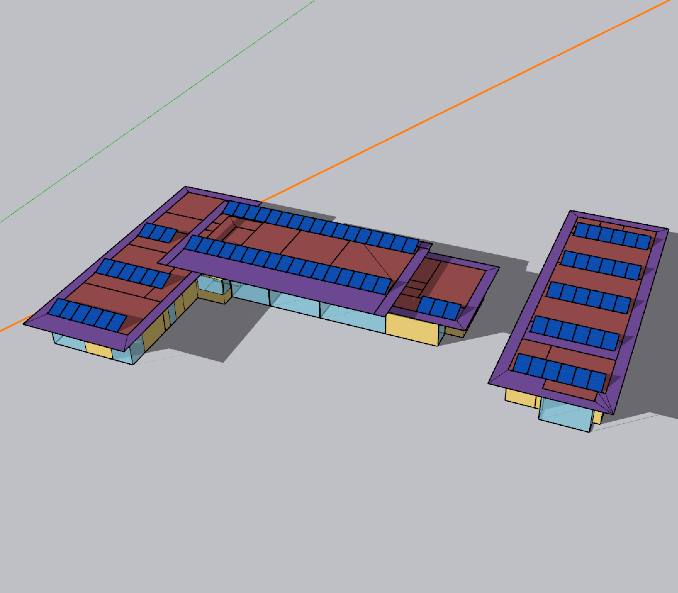 New Construction: New Net-Zero private residence; 9,500 square feet.