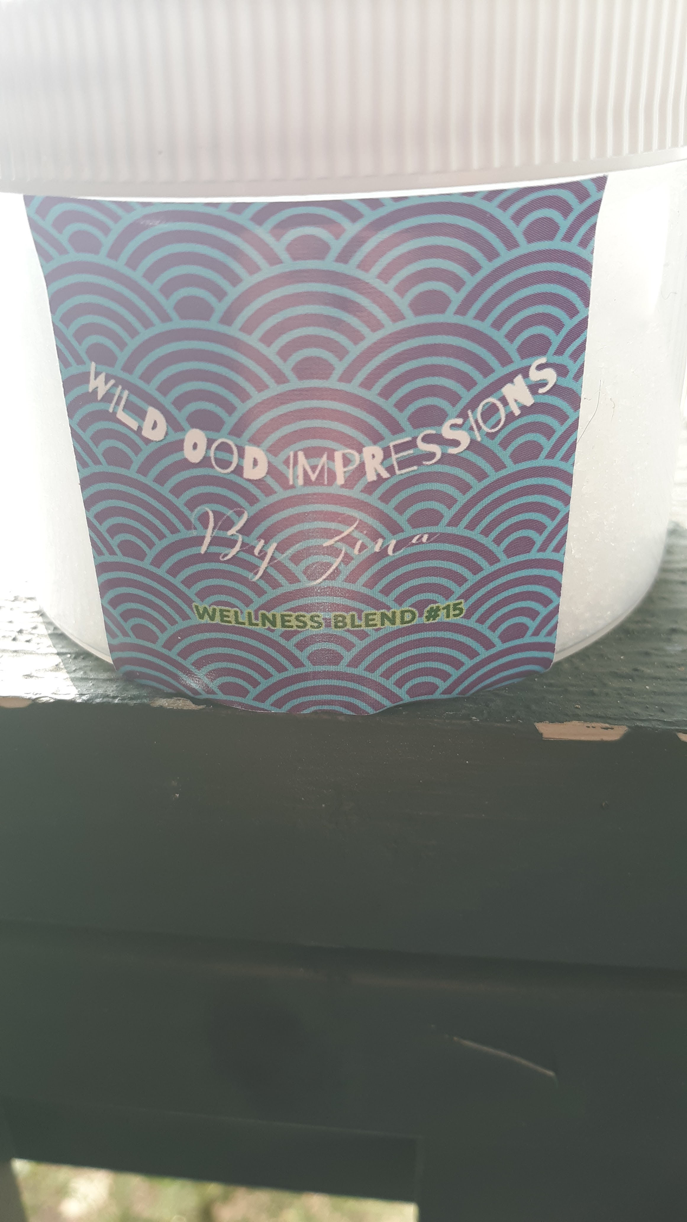 An 8oz size of the Wellness Blend #15 salt blend