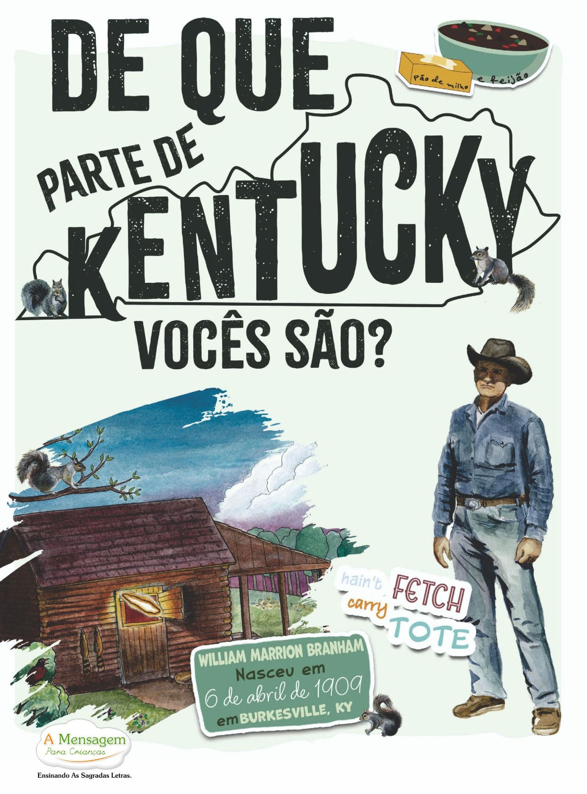 Livro de Atividades Infantil – De Que Parte do Kentucky Vocês São?