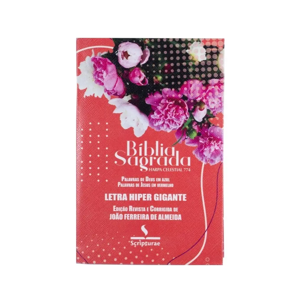 Biblia Hipergigante Flor Pessego