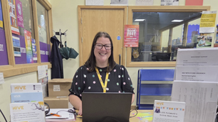 Suzanne is on hand to offer free information, advice and guidance at John Pounds Centre (Library Area)