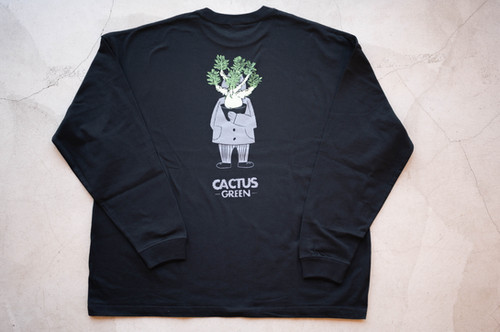 ブラータ CACTUS GREEN購入品 ブラータおじさん 長袖Tシャツ | Cactus Green