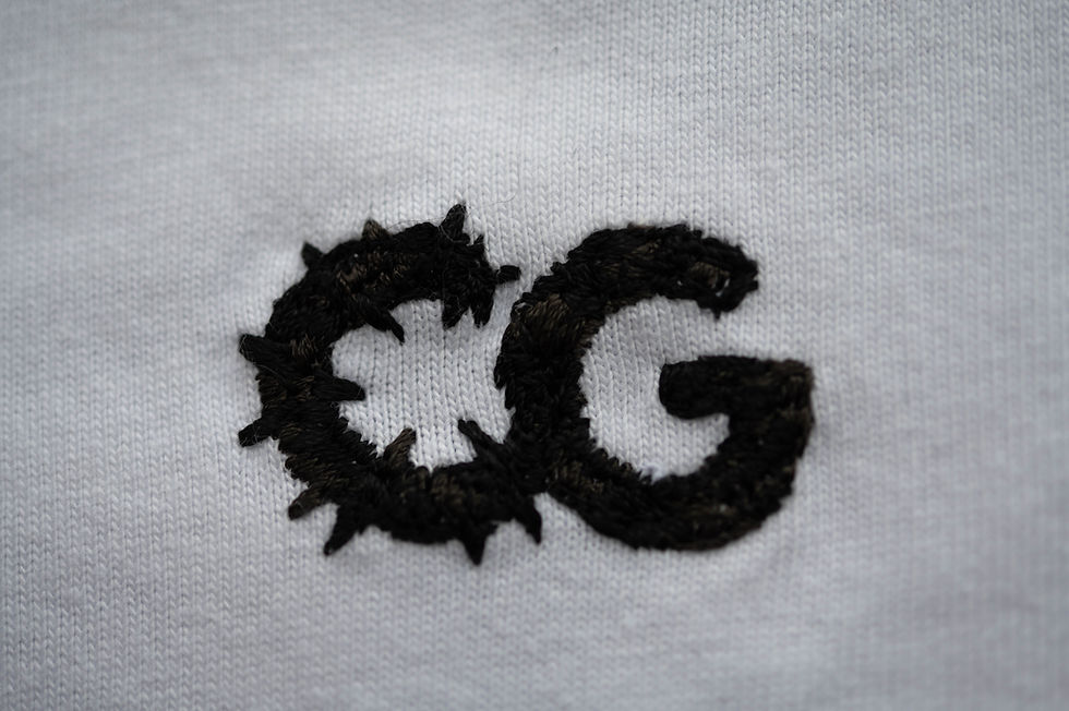 サムネイル： CGオリジナルTシャツ ロゴ　刺繍