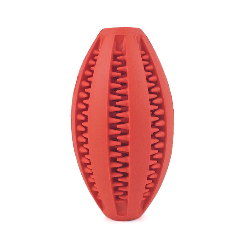 Thumbnail: Pet Dog Chew Toys Teeth Cleaning Snack Ball Pet Dog Toy Ball Natural Rubber Supe