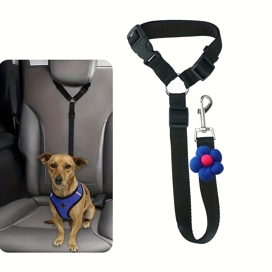 Thumbnail: Dog Seat Belt for Vehicle Secure, Pet Car Tether Safety Leash for Dogs In Vehicl