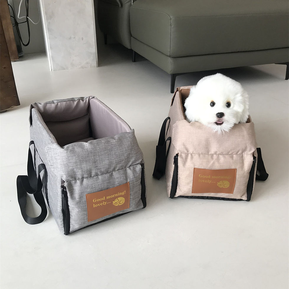 Thumbnail: Pet Products Portable Console Booster Dog Car Seat & Carrier for Small Dogs & Ca