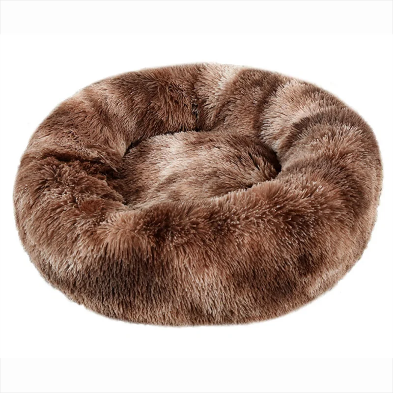 Thumbnail: 40-90cm 6 Sizes Round Pet Bed for Large Dog Bed Super Soft Cat Bed Plush Dog Hou