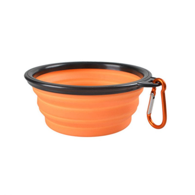 Thumbnail: Portable Pet Food Bowl  Durable TPR Bowl  Cat and Dog Food Pet Silicone Collapsi