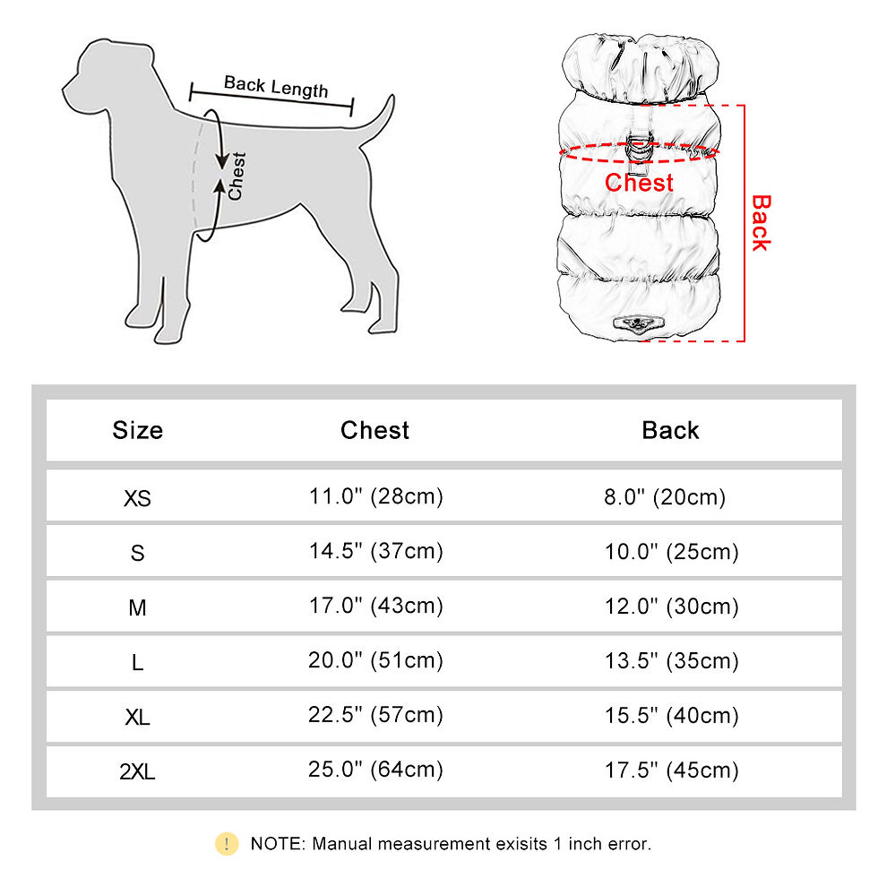 Thumbnail: Soft Warm Dog Clothes Winter Padded Puppy Cat Coat Jacket For Small Medium Dogs 