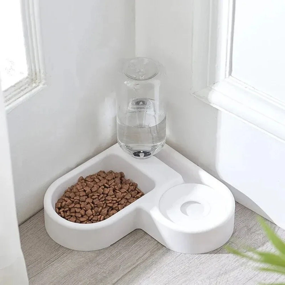 Double Dog and Cat Bowl-Pet and Food Bowl Set with, Pet Feeding Bowl Suitable fo