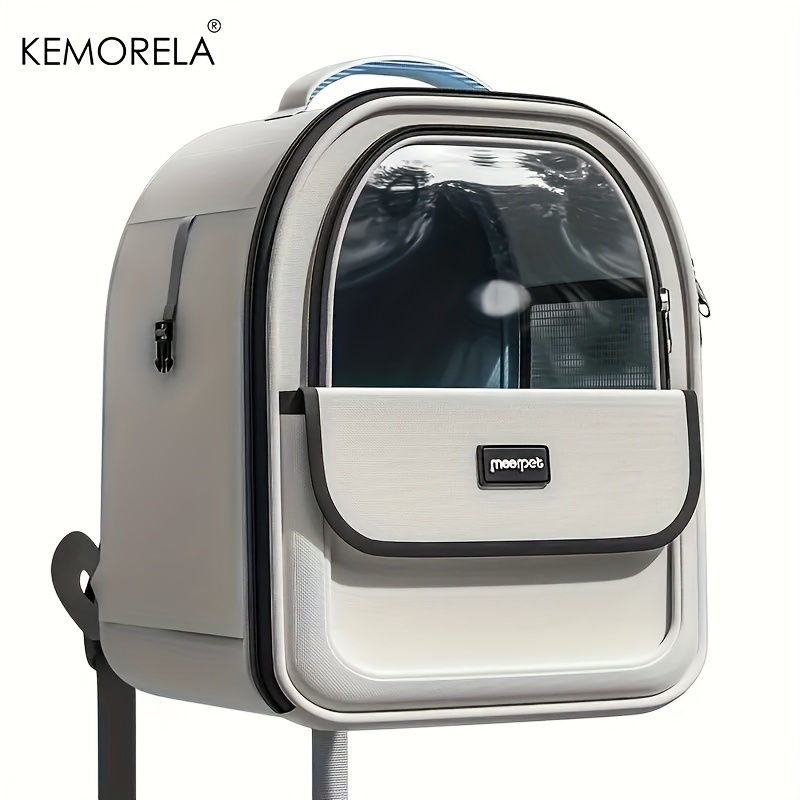 Thumbnail: Large Capacity Breathable Mesh Portable Foldable Pet Carrier Backpack for Dog an