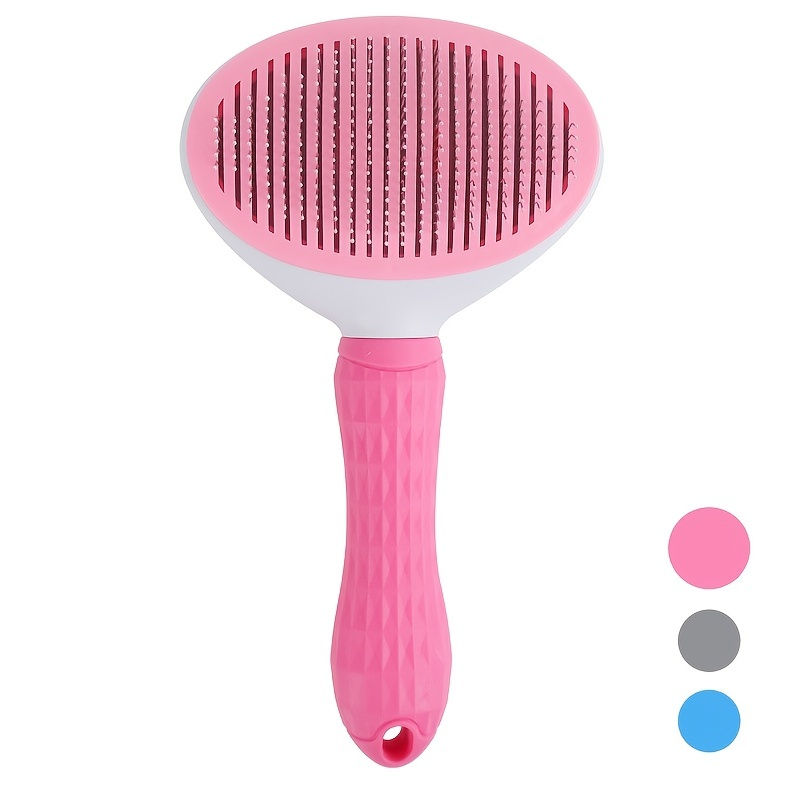 Thumbnail: One-Click Pet Hair Removal Comb for Effortless Grooming of Dogs and Cats - Float