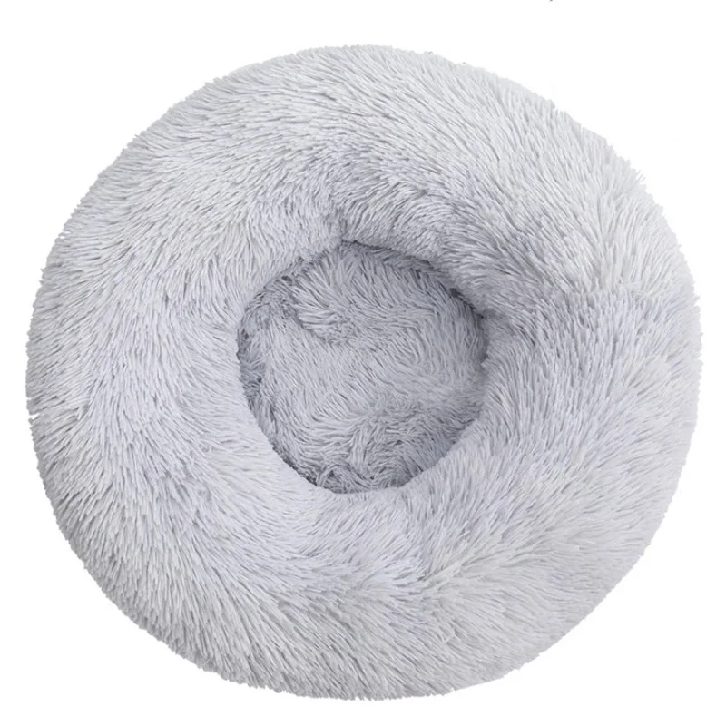 Thumbnail: 40-90cm 6 Sizes Round Pet Bed for Large Dog Bed Super Soft Cat Bed Plush Dog Hou