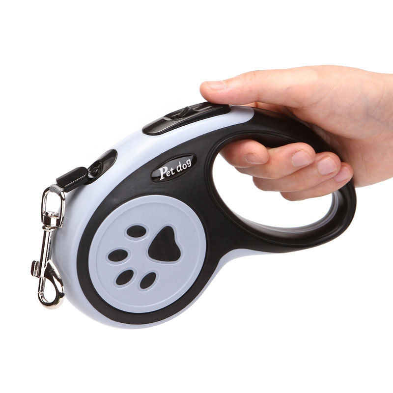 Thumbnail: 3m 5m Nylon Dog Leash Automatic Retractable Durable Cat Lead Extending Puppy Wal