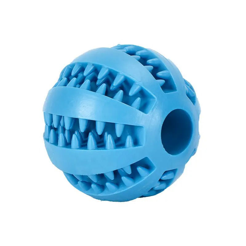 Thumbnail: Natural Rubber Pet Dog Toys Dog Chew Toys Tooth Cleaning Treat Ball Extra-tough 