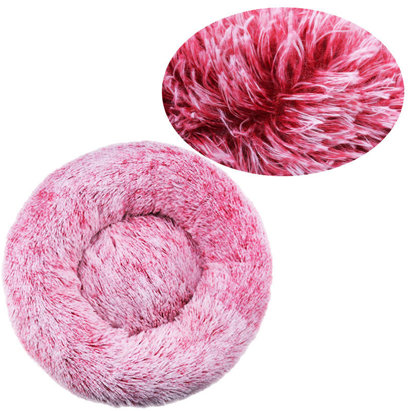 Thumbnail: 40-90cm 6 Sizes Round Pet Bed for Large Dog Bed Super Soft Cat Bed Plush Dog Hou