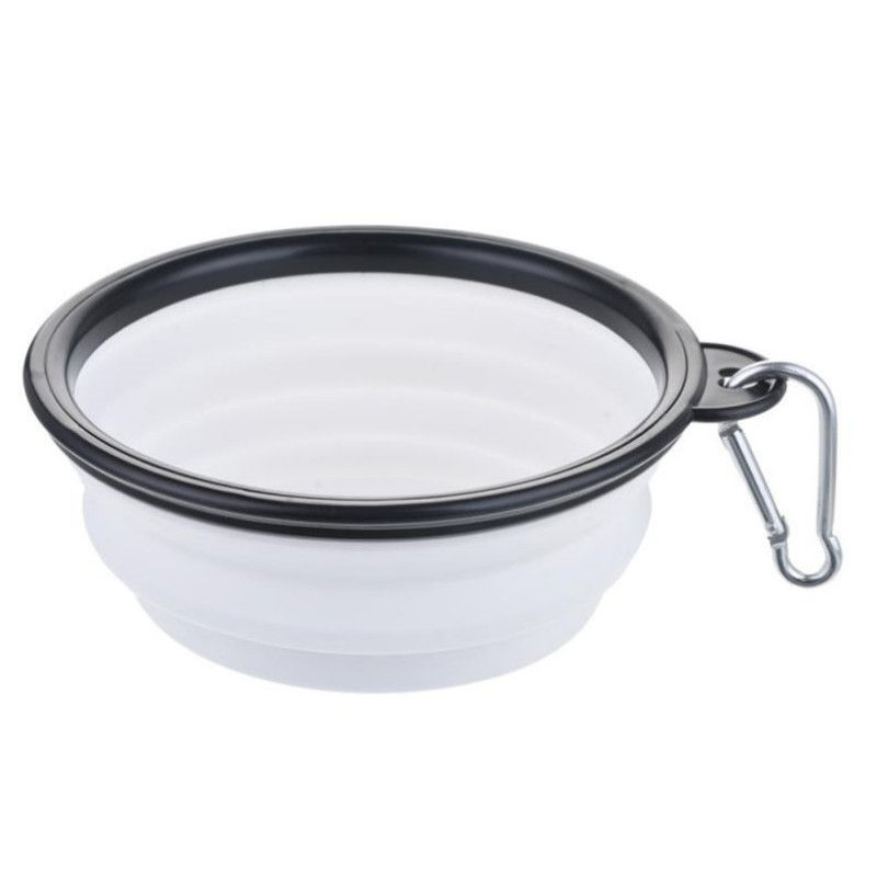 Thumbnail: Portable Pet Food Bowl  Durable TPR Bowl  Cat and Dog Food Pet Silicone Collapsi
