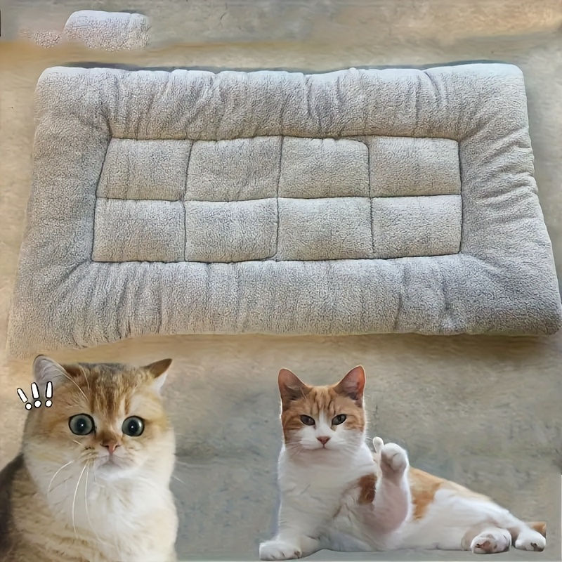 Thumbnail: Oversized Plush Dog Cat Bed Sofa Crate Pad Ultra Soft Polyester Pet Mat for All 