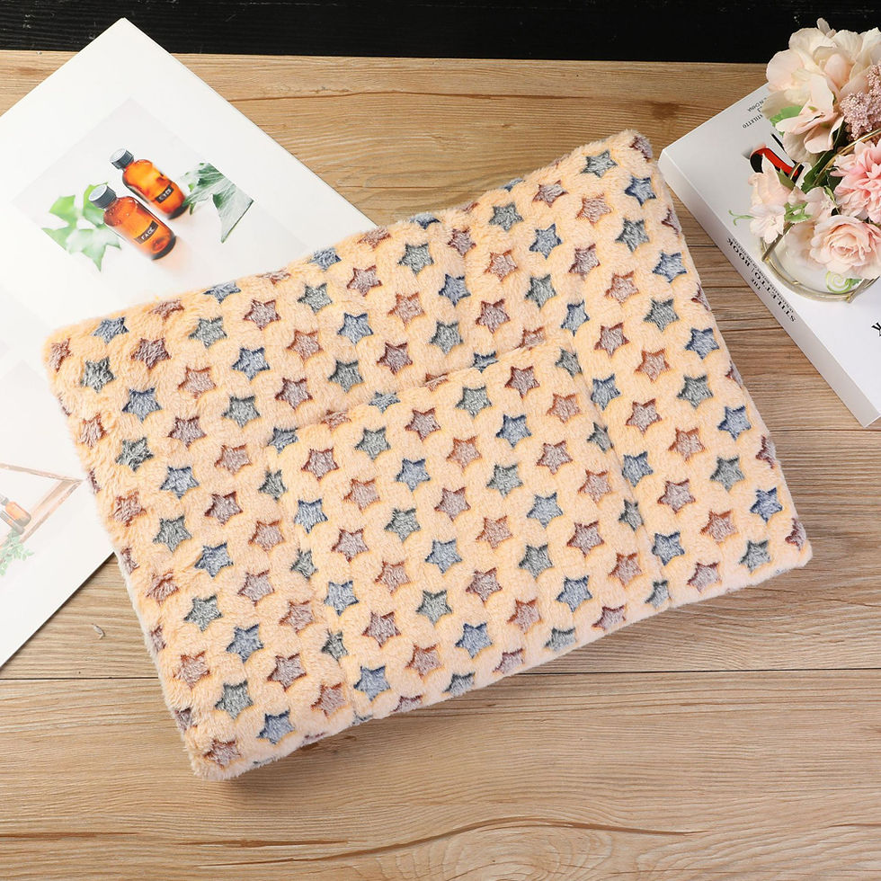 Thumbnail: Cute Small Dog Mat Double-sided Use Winter Warm Medium Cat Sofa Blanket Skin-fri