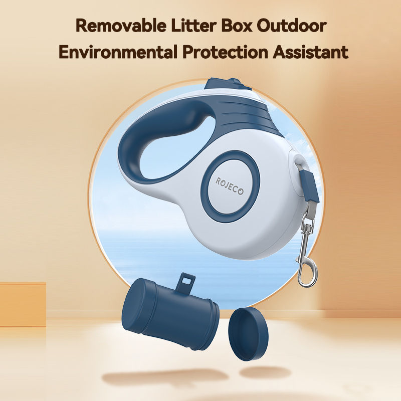 Thumbnail: ROJECO Automatic Retractable Dog Leash 3M/5M Extendable Rope For Outdoor Travel 