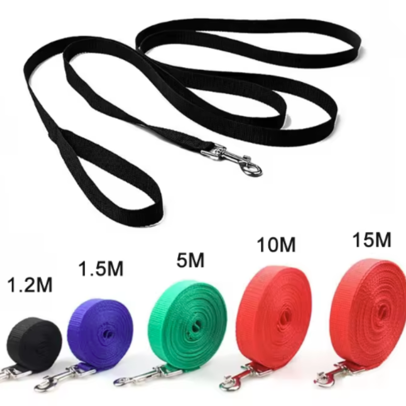 Thumbnail: 1.2M-30M Long Nylon Dog Training Leashes Walking Pet Leash Long Lanyard Traction