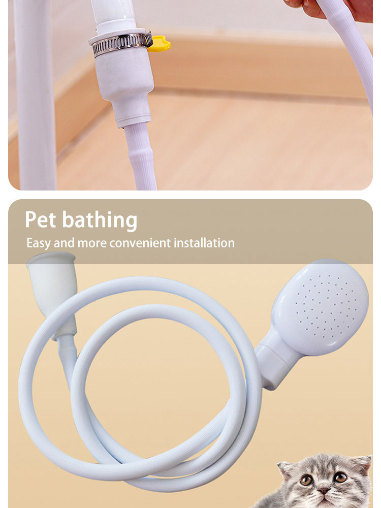 Thumbnail: Pet Bathing Shower Dog Cat Multifunctional Shower Easy Bathing Garden Sprayer Pe
