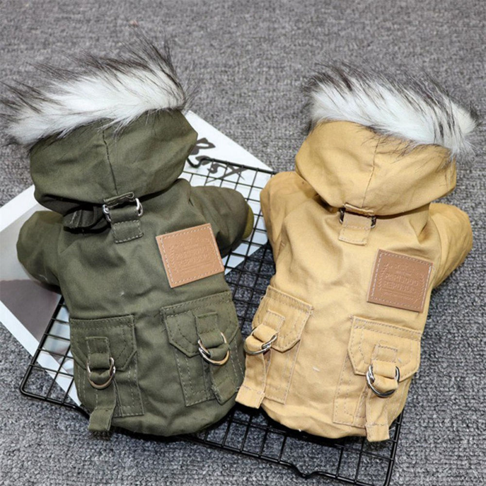 Winter Puppy Pet Dog Coat for Small Medium Dogs Thicken Warm Chihuahua Yorkies H