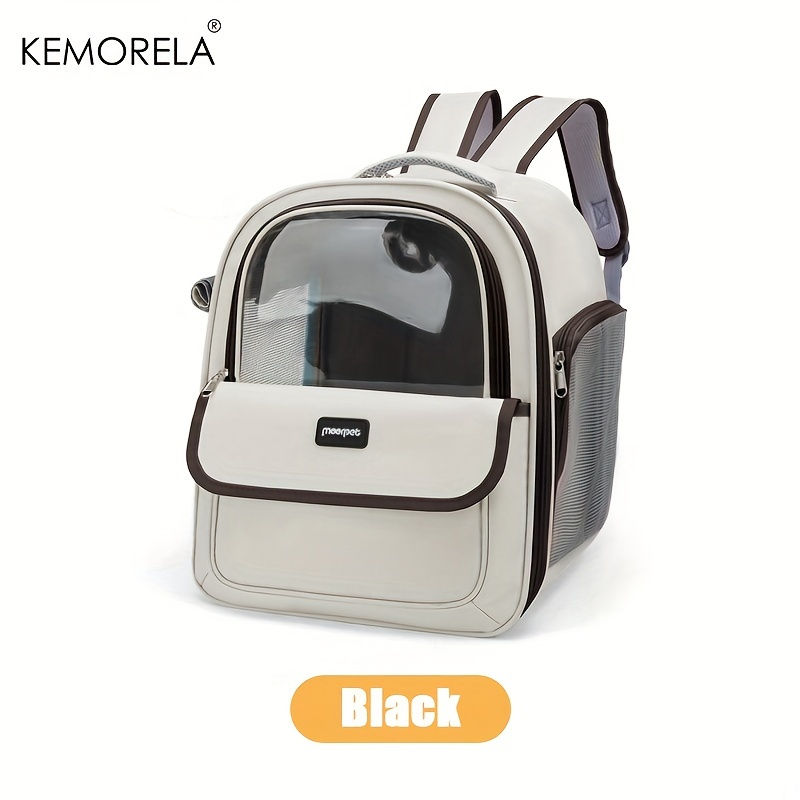Thumbnail: Large Capacity Breathable Mesh Portable Foldable Pet Carrier Backpack for Dog an