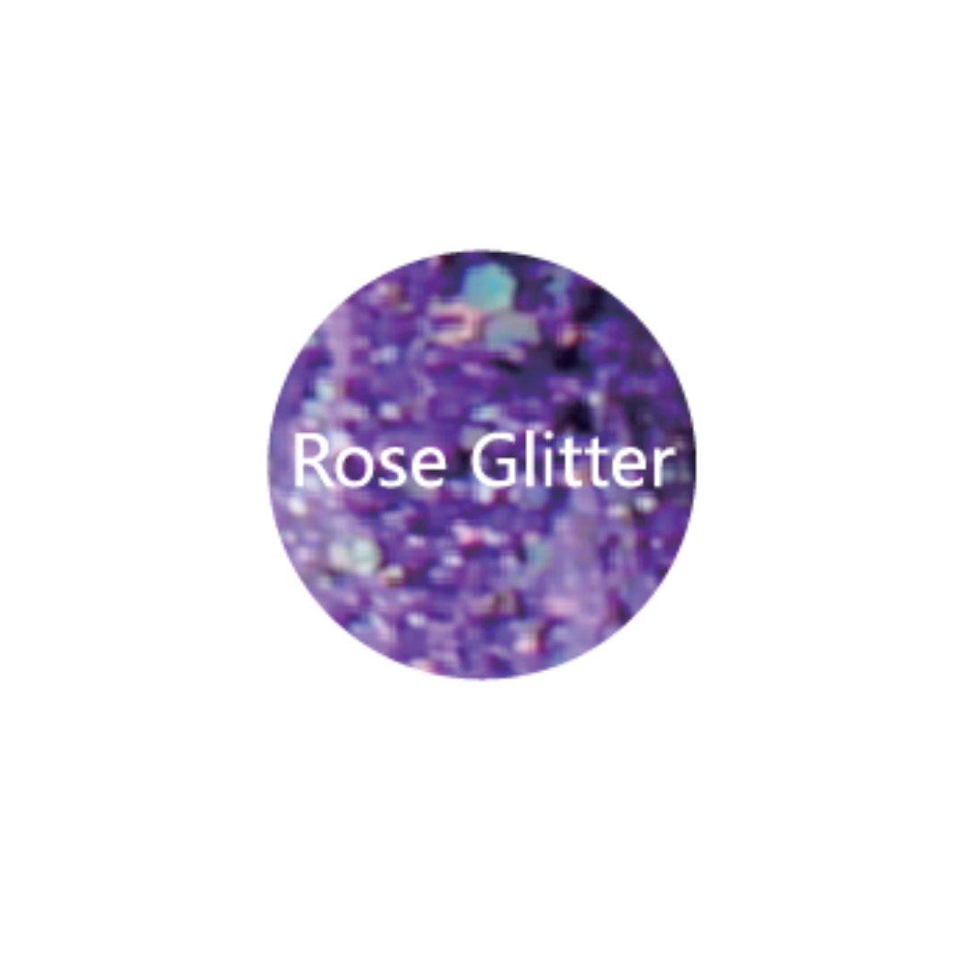 Luxury Gel Polish - Rose Glitter