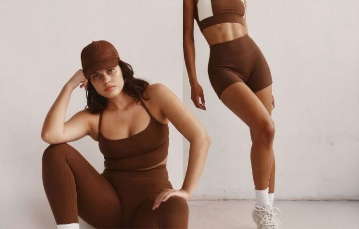 Marrom na moda fitness: a cor que une elegância e modernidade.