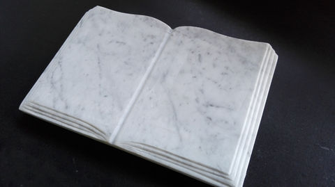 Libro de mármol para mausoleos o tumbas y cementerio 