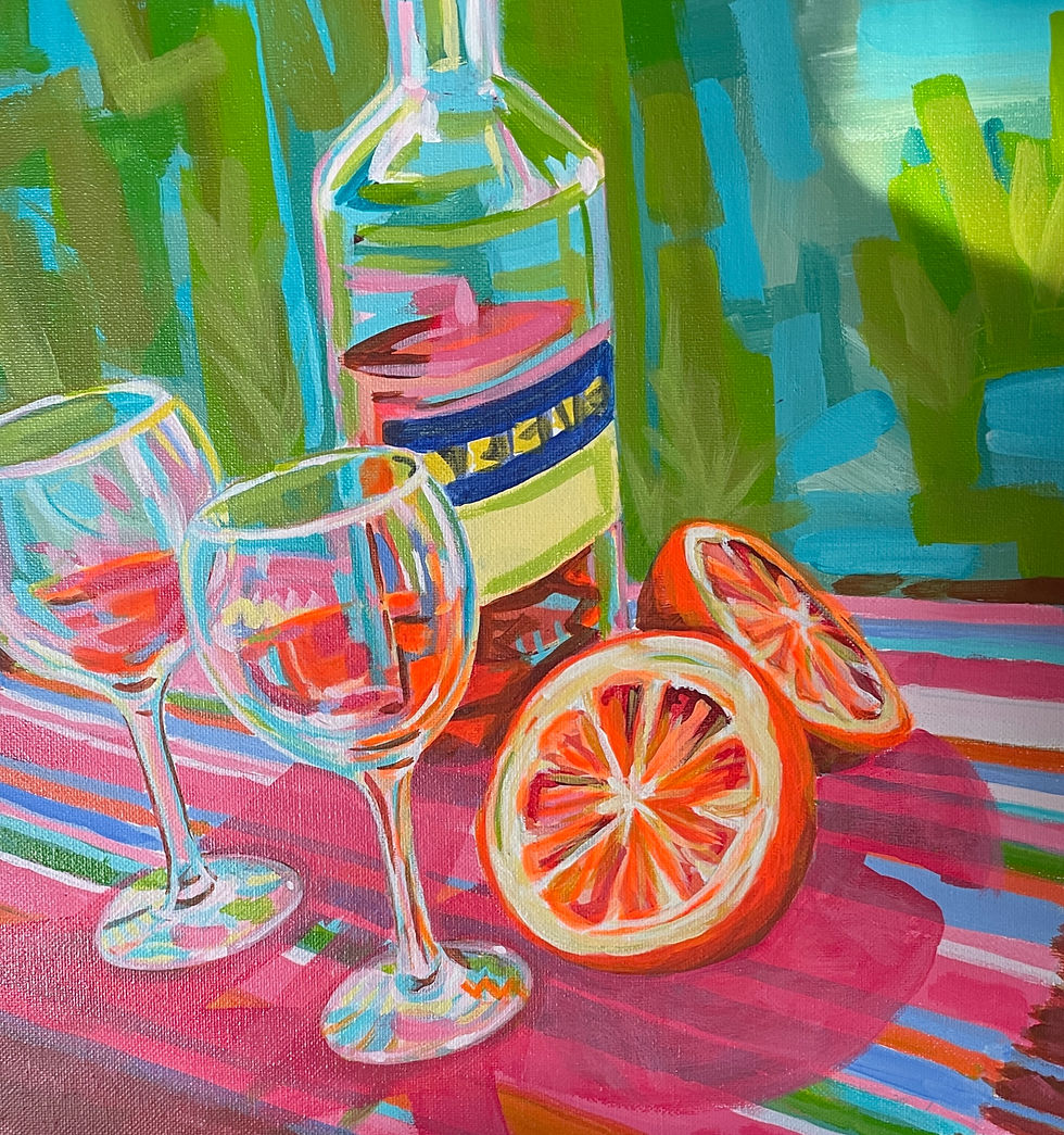 Happy Hour On Canvas