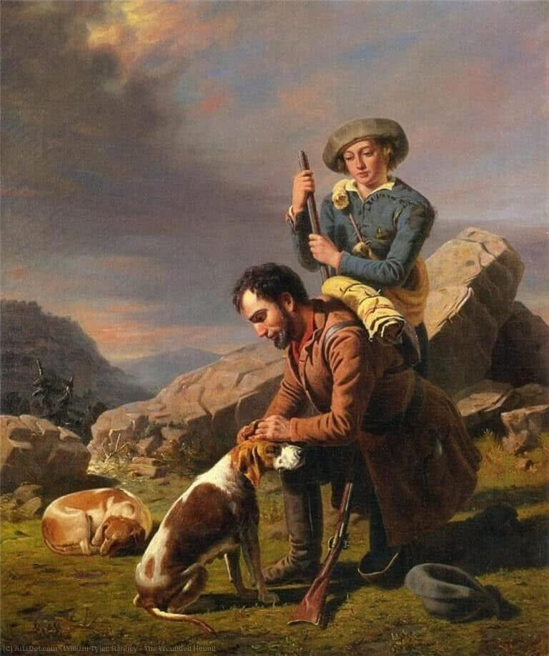 The Wounded Hound, William Ranney