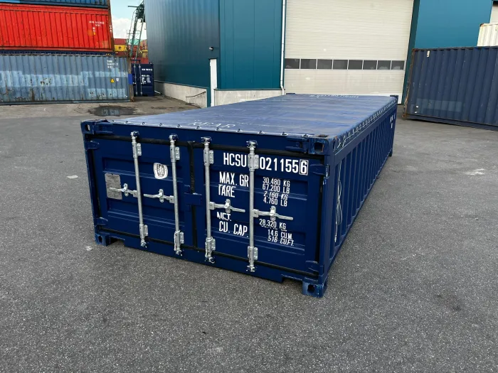 Conteneur 20 pieds demi-hauteur toit ouvert