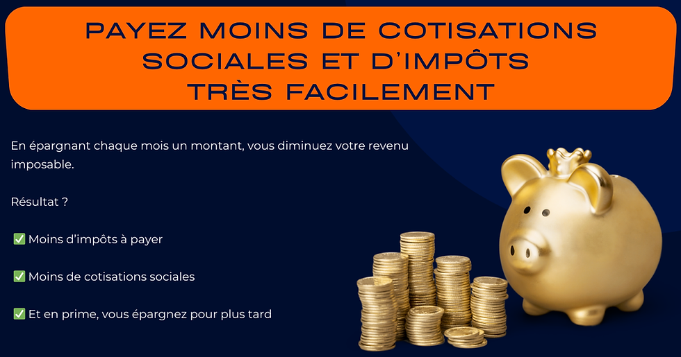 Payez moins de cotisations sociales et d’impôts très facilement