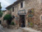 stone walled shops in vila vella