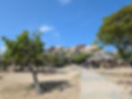 boulders in a desert landscape