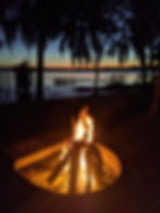 Sunsets and campfires at Trimble Park