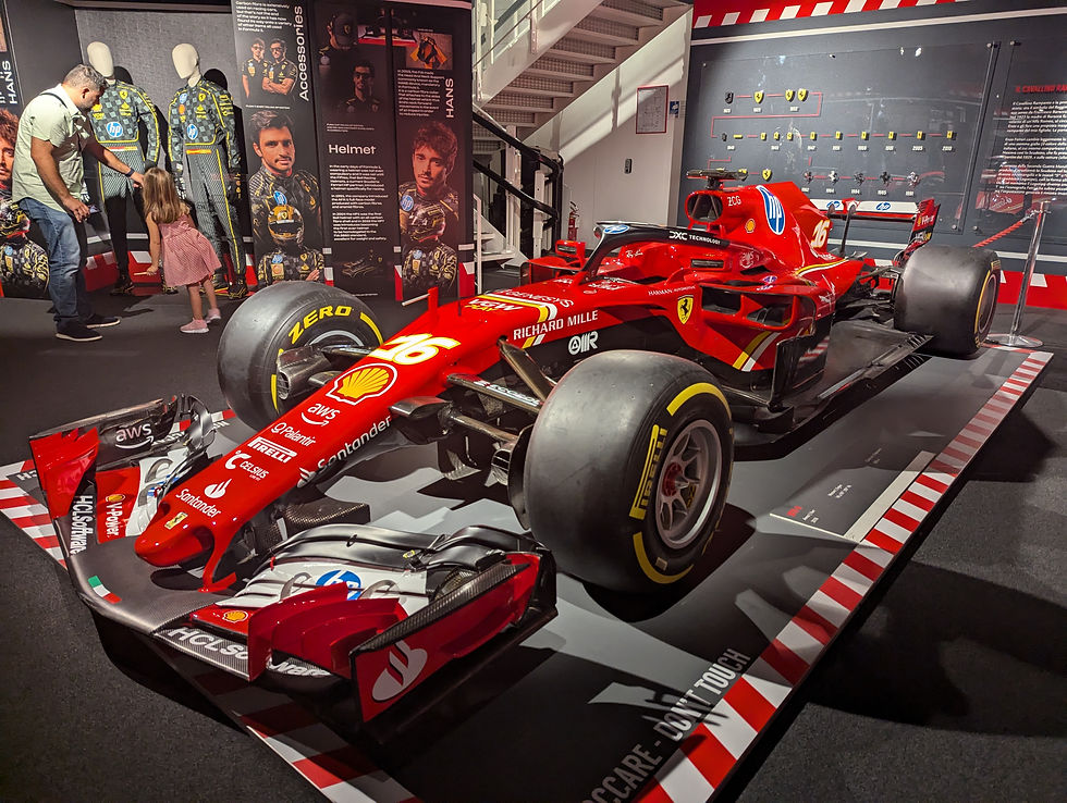 red formula 1 car