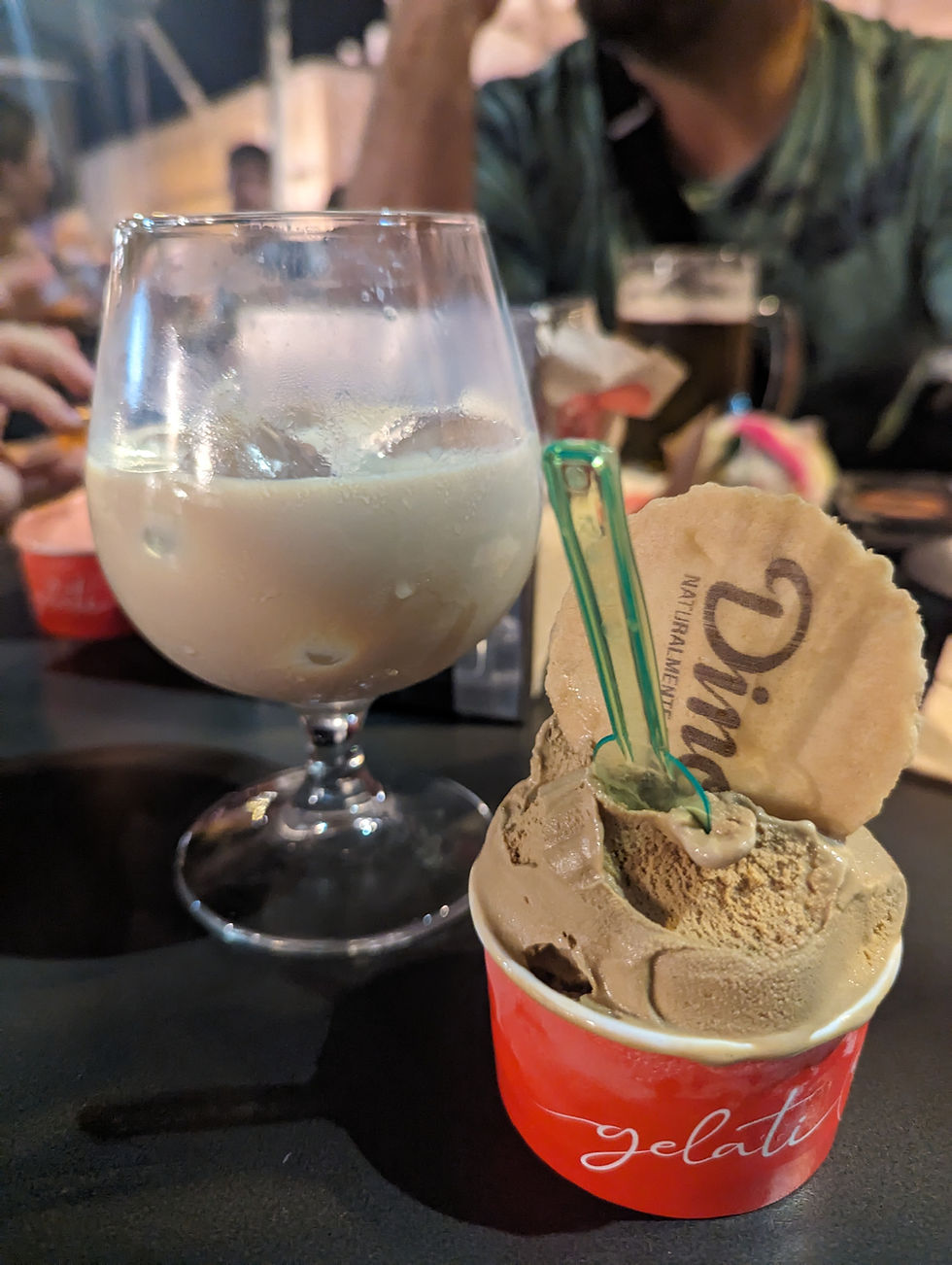Bailey's and ice cream