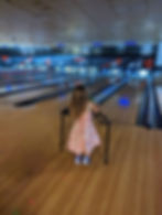 bowling with kids