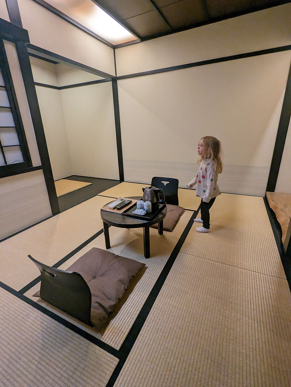 a Tatami floor bedroom