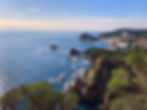 view of tossa de Mar from a coast viewpoint