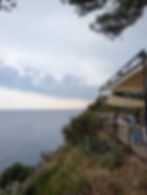 panoramic view and snack bar from top of vila vella