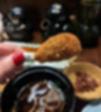 fried food on a stick