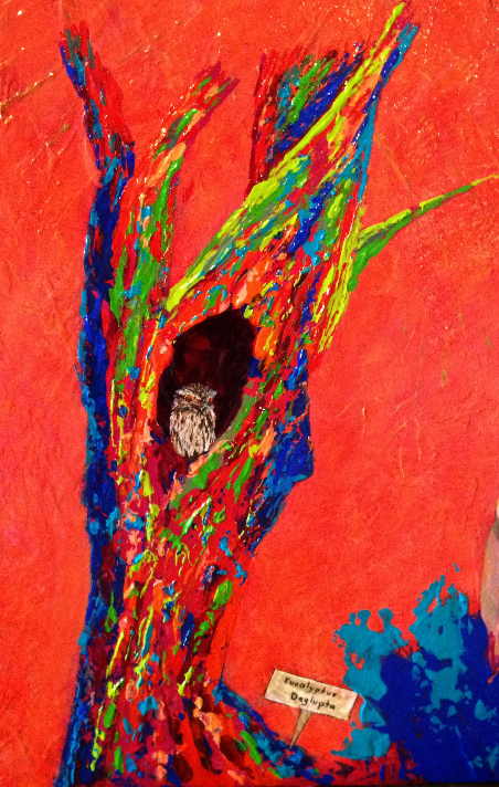 Tawny Frog Mouth in Hollow