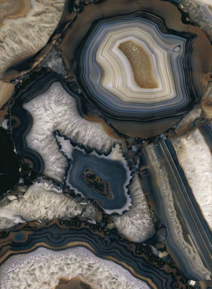 Agate Black porcelain slab