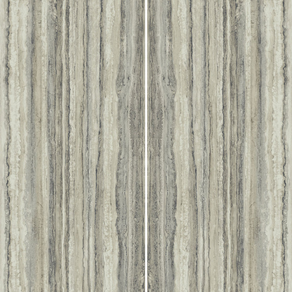 Heaven Travertino Tiger porcelain slab – bookmatched pair